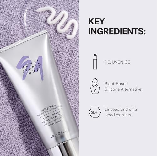 MONAT STUDIO ONE™ Air Dry Hair Cream - No-Heat Styling, Frizz Control, All Hair Types