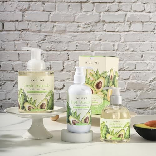 ROMIIE ZOI Foaming Hand Soap with Gift Box- Avocado- Biodegradable Formula Moisture & Revitalize - 500ml/ 16.8oz