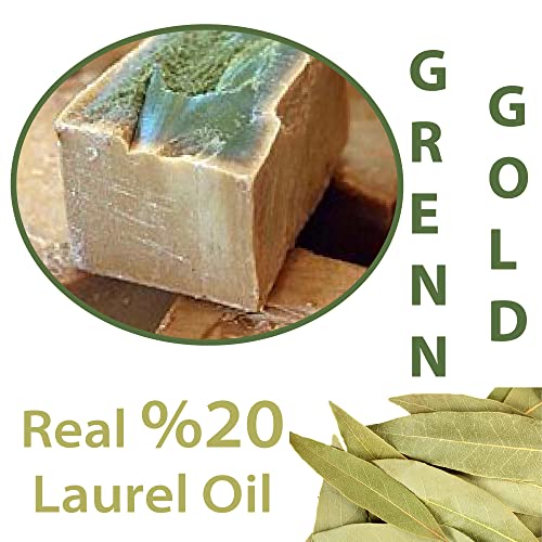 Aleppo Soap 3 Pack - Natural Handmade Olive & Laurel Oil Bar - 8 oz