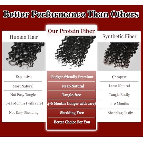 120 Strands Crochet Hair 12 Inch 1B - Easy Install, Soft Curly Protective Style
