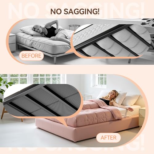 Znnam Queen Size Heavy Duty Bunkie Board with Foam Padding – 60x80" Bed Support Platform for Sagging Mattress