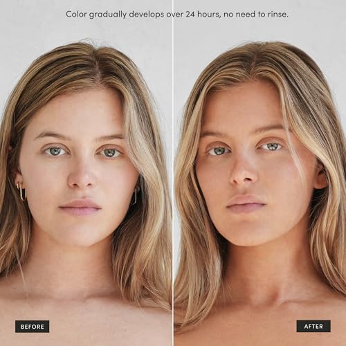 SALTYFACE - Tanning Water (Light to Medium) - Self Tanner for Face, Neck, Ears, Chest - No Color Transfer - Oil Free, Fragrance Free - Streak-Free, Non-Clogging - Vegan Skin Care - 1 FL OZ (30 ML)