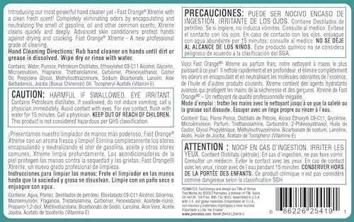 Fast Orange Xtreme Fresh Scent Pumice Hand Cleaner 128 Fl Oz - Heavy Duty