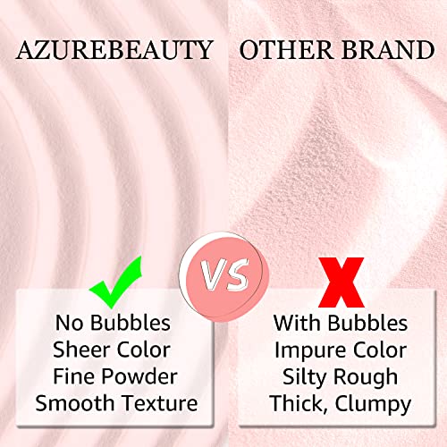 AzureBeauty Nude Pink Jelly Translucent Dip Powder Nail Kit – Long-Lasting Natural Finish