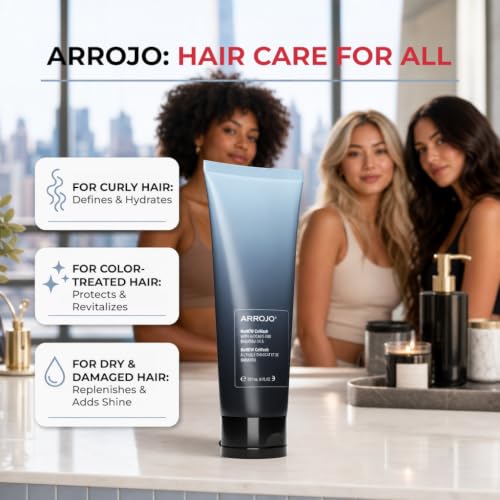 Co-Wash Hair Conditioner for Dry & Color-Treated Hair 8 Oz - Vegan & Hydrating