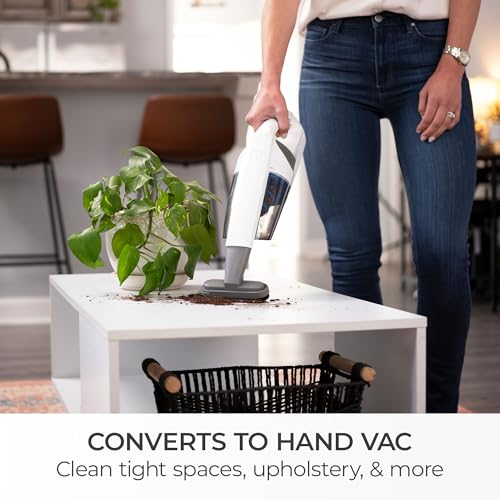 Kenmore Cordless Stick Vacuum Cleaner White 2-Speed Lightweight & Nozzle