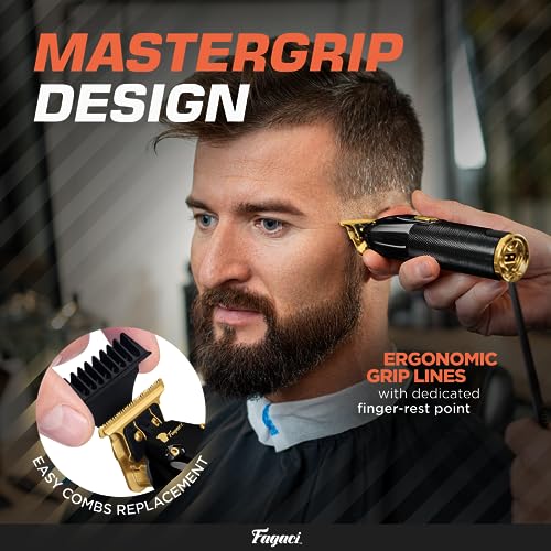 Men's Hair Trimmer Black Turbo Power with Zero Gap Blades - Precise Cutting