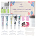 PERMANIA Lash Lift and Black Kit, Full Tube Design Brow Lamination Kit Salon Grade Instant Curling & Coloring With Detailed Instruction 10ml