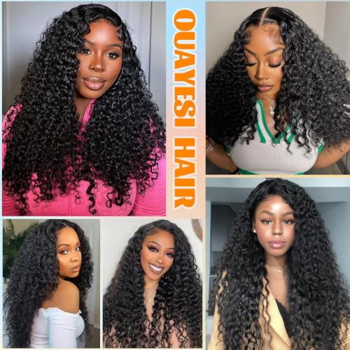 Black 22 Inch Curly Human Hair Clip-In Extensions Full Head 110g - Natural Color