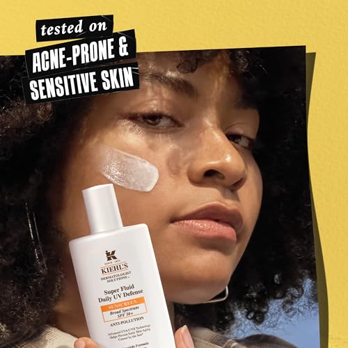 Kiehl's Super Fluid Daily Sunscreen SPF 50+ 4.2 Fl Oz - Lightweight UV Protection