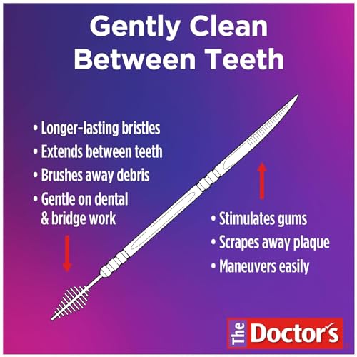 Interdental Toothpicks Soft Rubber Dental Picks for Gum & Teeth Cleaning - 275 Count Pack of 12