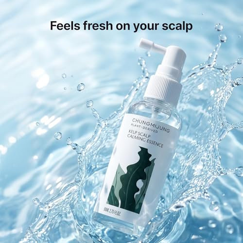 Kelp Scalp Treatment Spray for Itchy & Sensitive Scalp – Lightweight Korean Leave-In Essence 80ml