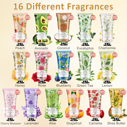 E-240 Pack Hand Cream Set for Women - Variety of Fragrances & Gifts