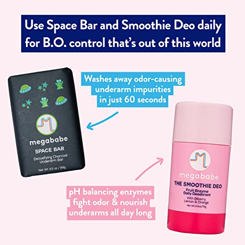 Natural Aluminum-Free Deodorant & Detox Soap Bundle - Odor Control, pH Balance