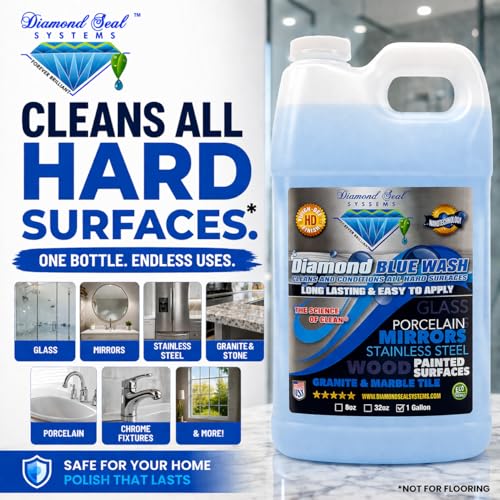 Nano-Tech Multi-Surface Glass & Surface Cleaner Spray 128 Oz - USA Made