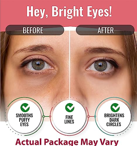 LOOKATME 20 Pairs Combo Under Eye Masks for Puffiness & Dark Circles - Korean Hydrogel Patches with Caffeine, Collagen & Brightening Effect