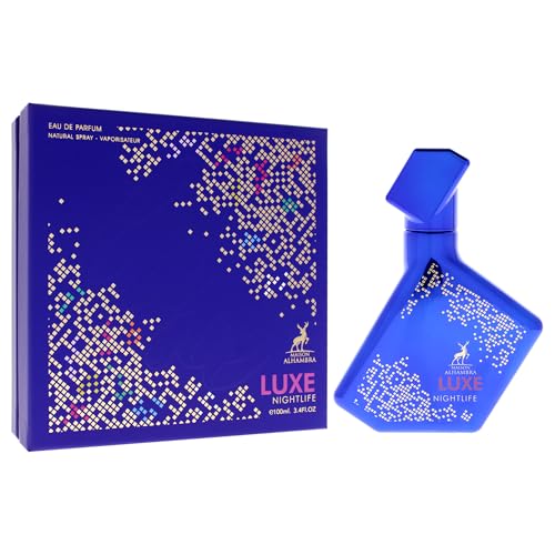 Unisex Night Out Eau de Parfum Spray - Dark Smoky Warm Scent, Long-Lasting 3.4oz