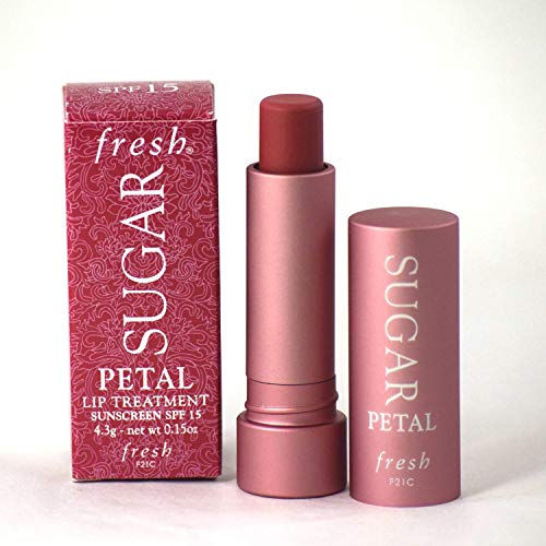 Fresh Sugar Lip Treatment SPF 15 Petal - Nourishing Tinted Lip Balm 0.15oz
