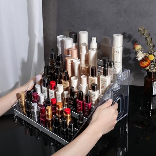 Acrylic Nail Polish Organizer 84 Bottle 7-Layer Display Rack
