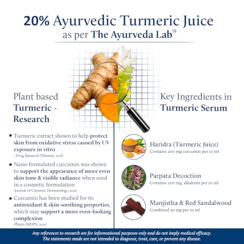 Blue Nectar Turmeric Face Oil - Ayurvedic Nourishing Serum with 16 Herbs