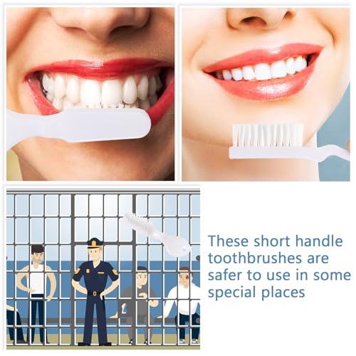 Mini Disposable Toothbrushes Bulk Pack - Soft Bristles for Travel & Camping