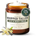 Beef Tallow for Skin Care - 100% Grass Fed Grass Finished - with Organic Jojoba, Prickly Pear, Rosehip, Tamanu Oils, Neroli, Vanilla & Manuka Honey - 3oz