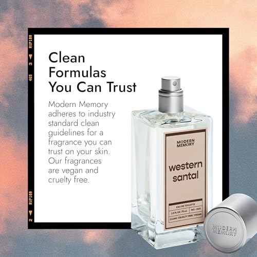 Western Santal Eau de Toilette for Men - Modern Memory, 2.5 Fl Oz, Spicy Cardamom & Sandalwood Fragrance - Variation: Western Santal
