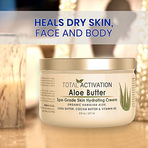 Hawaiian Aloe Vera Face & Body Moisturizer - Deep Hydrating 8 oz