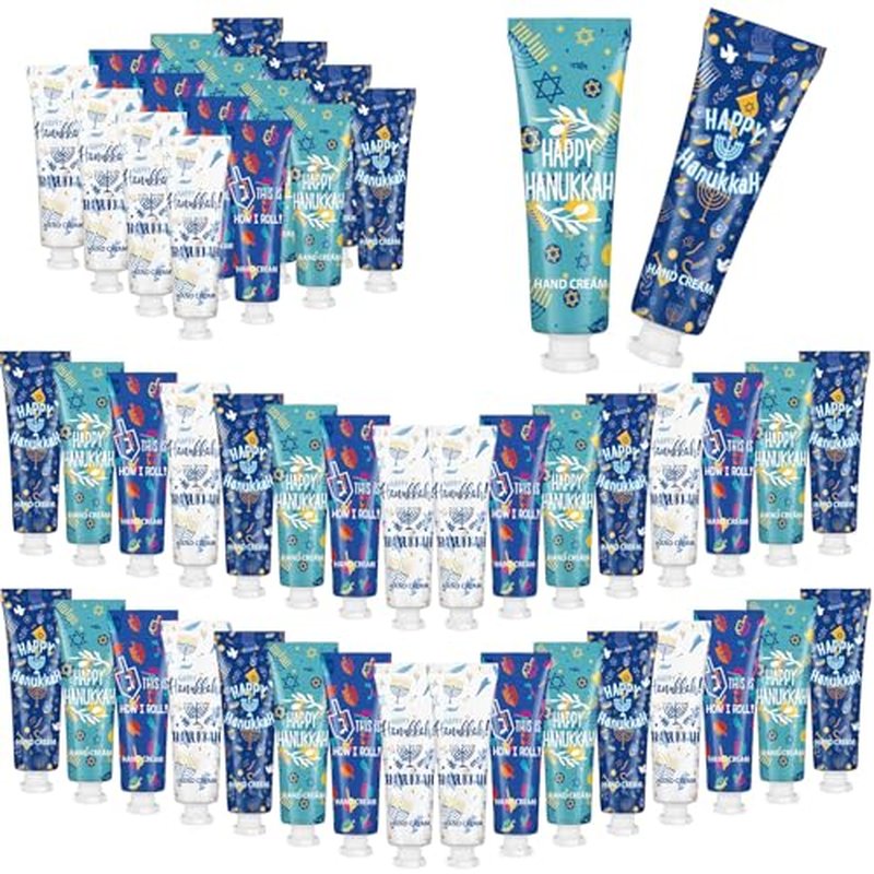 32 Pcs Jewish Themed Gifts Bulk Hand Lotion for Guests Hand Cream Travel Size Bulk Party Gifts Jewish Essentials for Women Men
