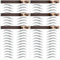 Aresvns Black Eyebrows Tattoo Sticker 66 Pairs, 4D Lifelike Imitation Tattoo Eyebrows for Women, Waterproof and Long-Lasting 3-4 days
