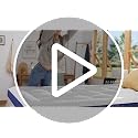 Dual Layer Memory Foam Mattress Topper Twin XL Black - Cooling & Support