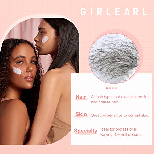 Hard Wax Beads for Hair Removal - 2-Pack, 1lb Rose & Unscented, Body & Facial