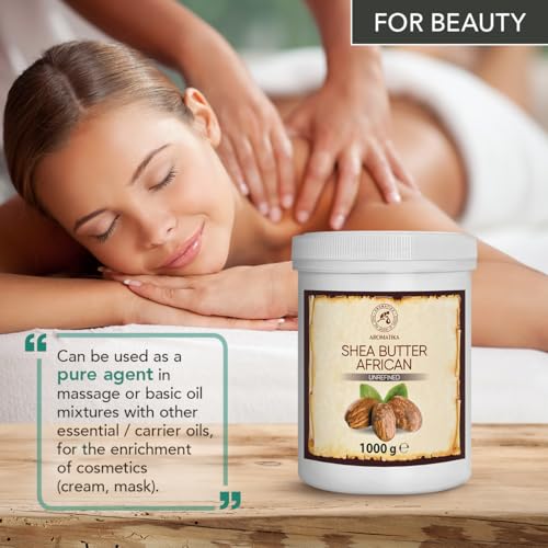 Pure Shea Butter 35 Oz - Unrefined Cold Pressed Natural Body & Hair Moisturizer - Ghana Origin - Variation of THIS listing 35.2 Ounce