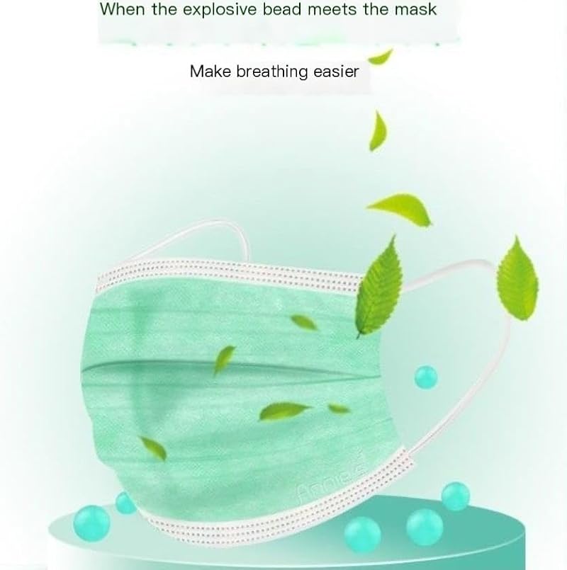 Mint-Infused Air Freshening Beads for Masks & Personal Spaces - 400pcs - Cool Menthol Scent - Variation of THIS listing 400