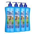 Suave Kids Paw Patrol 3 in 1 Shampoo, Conditioner, Body Wash, Adventure Bay Breeze, Tear-Free & Gentle Dermatologist Tested, 4 Count, 28 FL OZ Pump