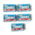 50 Crown Super Stainless Double Edge Safety Razor Blades