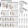 Christian Church Sister in Christ Makeup Bag Bible Verse Keychains for Women Friendship Gift