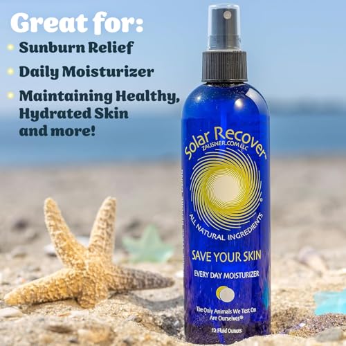 Natural After Sun Moisturizing Spray 3-Pack - 12oz Facial & Body Mist with Vitamin E & Calendula