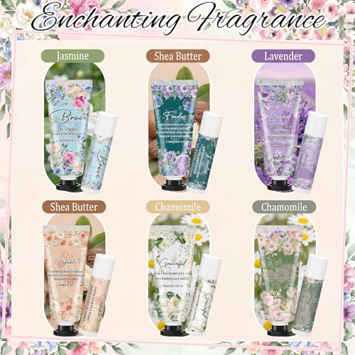 36 Sets Christian Hand Cream and Lip Balm Gift Set - Bible Verse Encouragement