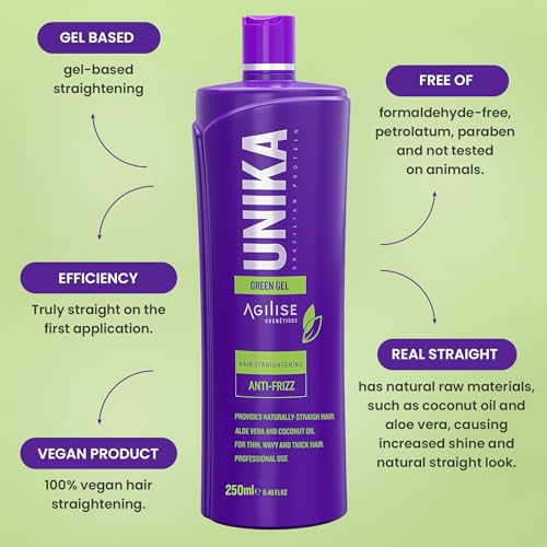 Agilise Unika Brazilian Keratin Hair Treatment for Smoothing & Straightening