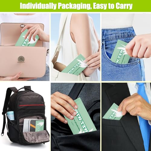 300pcs Body Wet Wipes Individually Wrapped, Unscented Hand Wipes Packets Travel Size