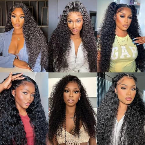 Zhengshuo Deep Wave HD Lace Frontal 13x4 Free Part 20 Inch Virgin Human Hair