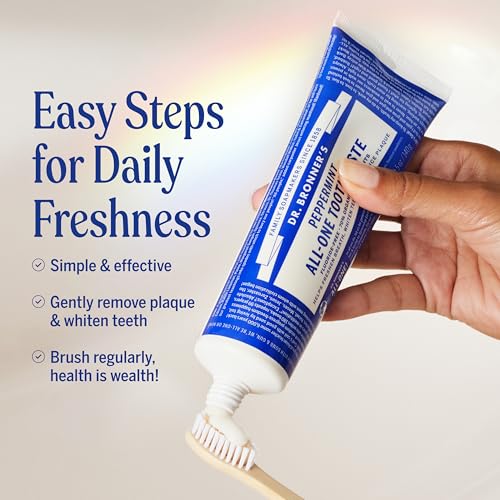 Toothpaste Pack - Fluoride-Free, SLS-Free, Natural Organic Flavors 5 oz - Peppermint, Cinnamon, Anise, Spearmint - 4 Pack