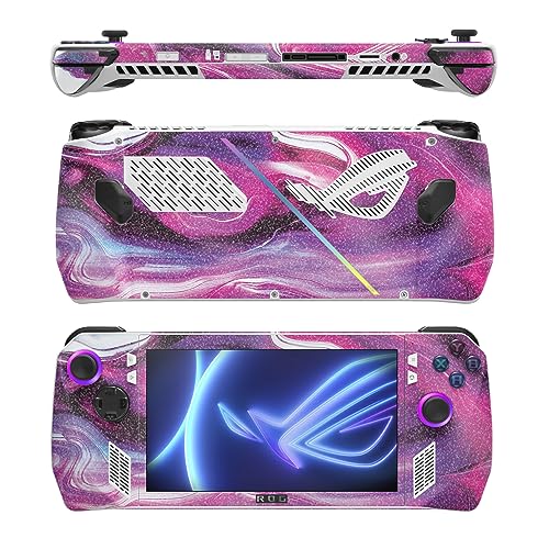 MightySkins Glossy Glitter Skin Compatible with Asus ROG Ally - Pink Melt | Protective, Durable High-Gloss Glitter Finish | Easy to Apply, Remove, and Change Styles