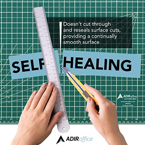42-Inch x 30-Inch Self-Healing Craft Cutting Mat - Reversible Non-Slip Grid Surface