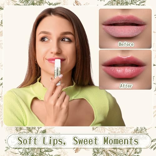 36 Pcs Green Chinoiserie Wedding Favor Gift for Guests Lip Balm Lemon Tea Tree Scent Baby Shower Favors for Gender Reveal Games Prizes Bridal Shower Party Supplies