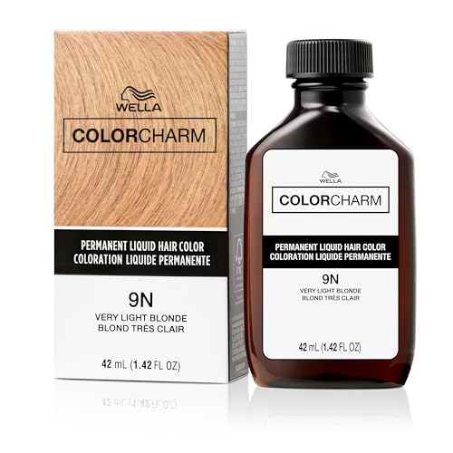 WELLA Color Charm Permanent Liquid Hair Color for Gray Coverage, Natural Light Blonde