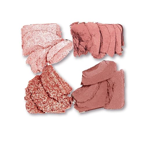 Charlotte Tilbury Pillow Talk Luxury Palette Eyeshadow - Shimmer, Metallic & Satin Matte Eyeshadow Quad with a Rich Powder Formula - Includes 4 Complementary Shades - Palette of Pops