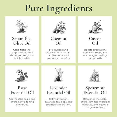 All-Natural Shampoo Bar 3-Pack Supports Healthy Hair - Original Scent