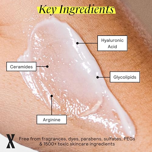 Gentle Moisturizing Lotion for Sensitive Skin - Face & Body Hydrator, Hyaluronic Acid & Ceramides, Fragrance-Free, 10 Oz